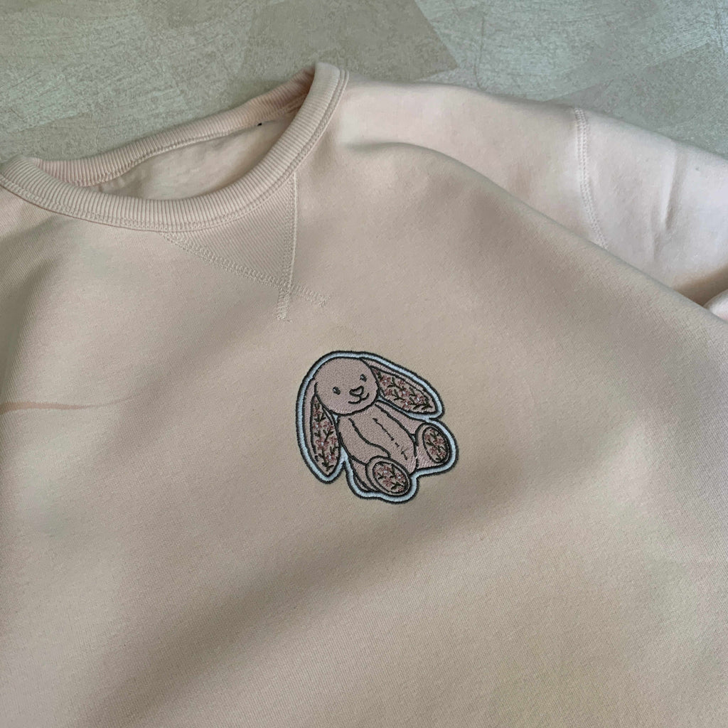 Beautiful Bunny Embroidered Sweatshirt