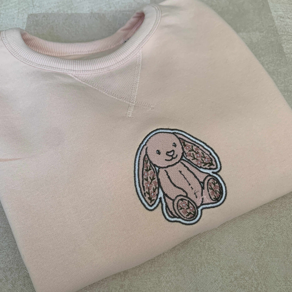 Beautiful Bunny Embroidered Sweatshirt