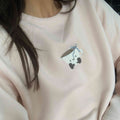 The Teacup Sweatshirt — Blush Pink Small